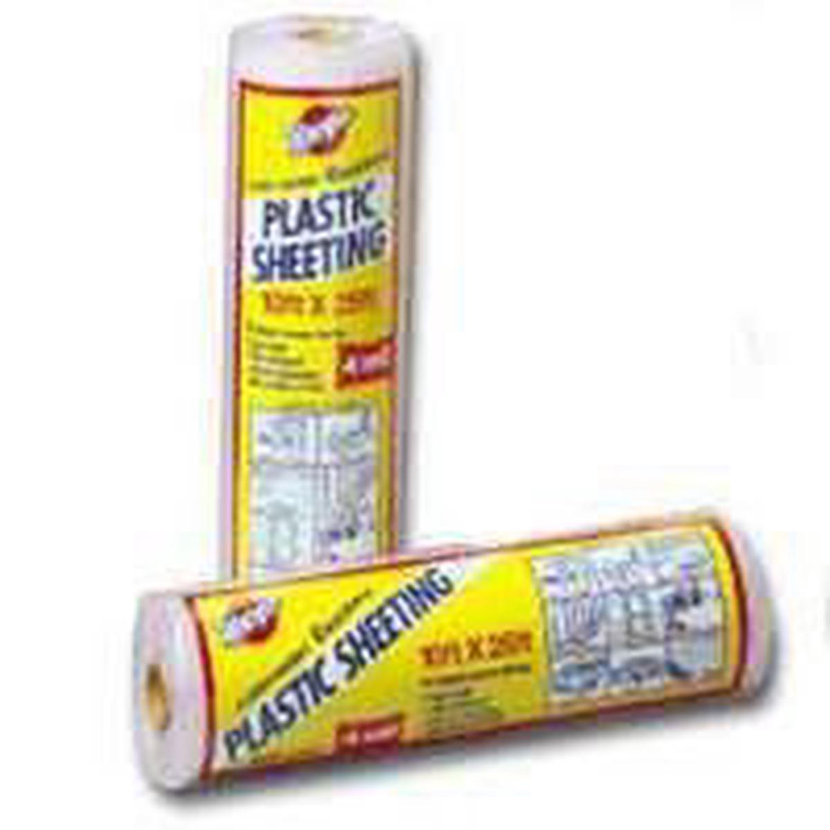 Warp's Poly Film, 3 Mil Thick, 25 ft L, 10 ft W, Clear (3CH10C)