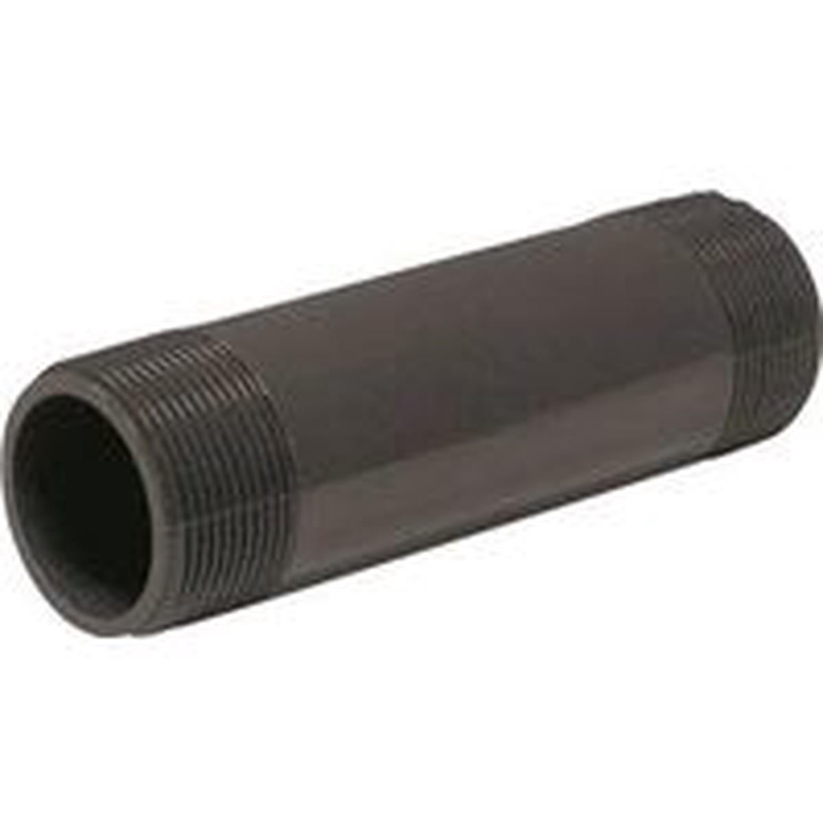 Genova P-112-6 Pipe Nipple, 1-1/2 in MIP x MIP, Gray, SCH 80, 6 in L