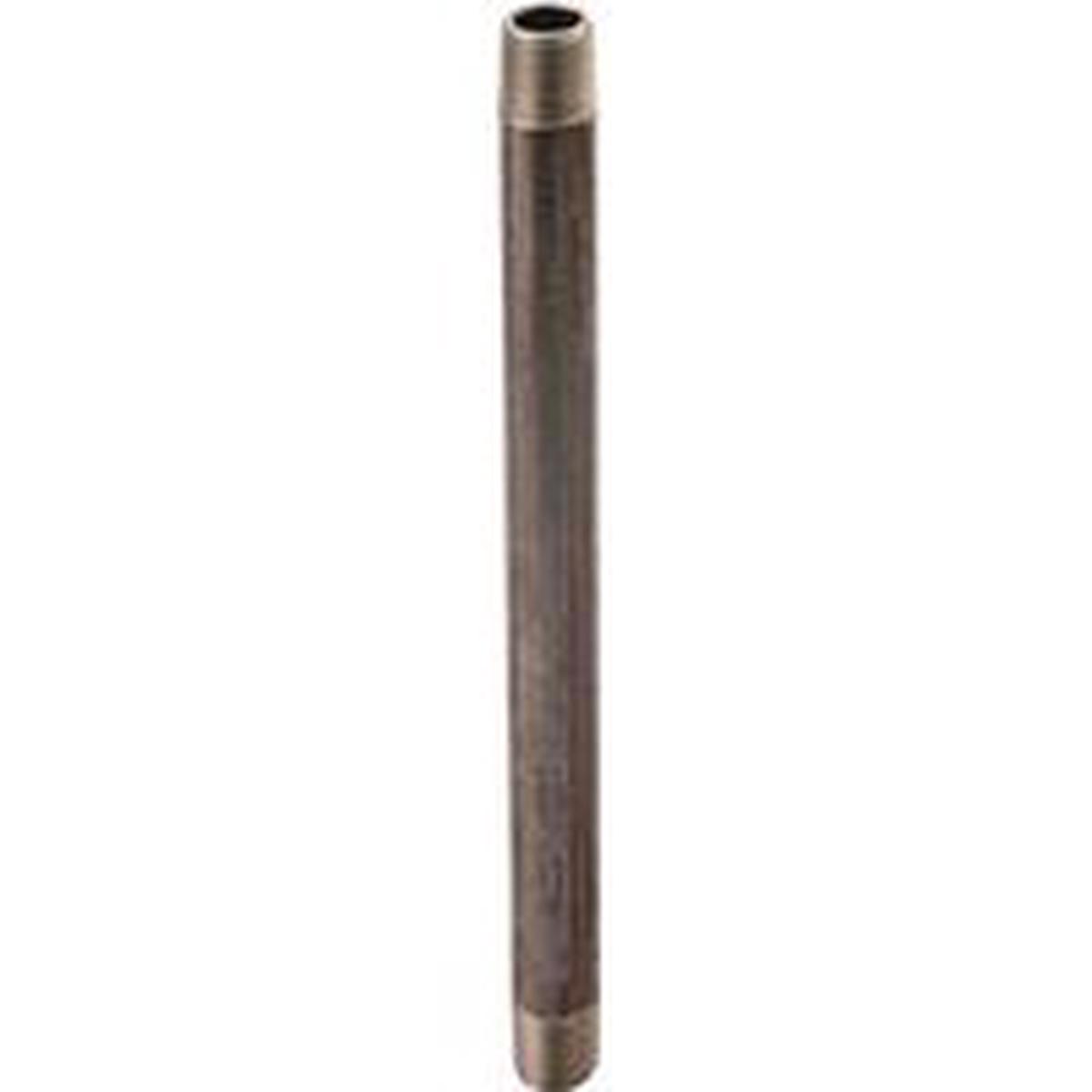 ProSource 3/8x1-1/2B Pipe Nipple, 3/8 in, Male, Steel, SCH 40 Schedule, 1-1/2 in L